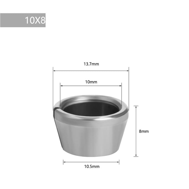 Bgsha M17 6/6.35/8mm Collet Chuck Adapter With Nut Engraving Trimming Machine Router