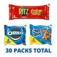 thumbnail image 4 of Nabisco Cookies & Cracker Variety Pack, OREO, RITZ & CHIPS AHOY!, 30 Snack Packs, 4 of 13