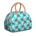 thumbnail image 1 of Hunting-Inspired Bear Lunch Tote – Wild Brown Bear Pattern, Durable & Leakproof Insulated Lunch Bag, 1 of 4