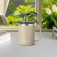 thumbnail image 3 of Insulated Coffee Mug, 20oz Stainless Steel Tumbler with Slider Lid Travel Coffee Cups with Handle for Camping Office Home, Black(D), 3 of 6