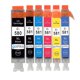 thumbnail image 1 of 1 juego de 6 cartuchos de tinta para reemplazar Canon Pgi-580 y Cli-581 compatibles/no OEM de Go Inks (6 tintas), 1 of 5