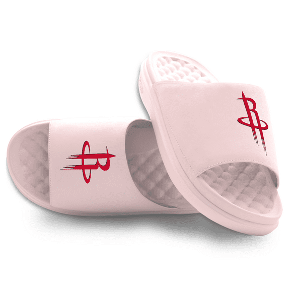Unisex ISlide Pink Houston Rockets Primary Motive Slide Sandals
