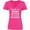 Hot Pink, variant on Inktastic Only the Best Moms Get Promoted to Grandma Women's V-Neck T-Shirt