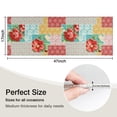 thumbnail image 5 of Pioneer Flower Floral Print Pattern Kitchen Rug Mat,Kitchen Runner Rugs Non Skid Washable,Decorative Kitchen Floor Mats for Kitchen,Sink,Laundry,17"X47", 5 of 5