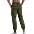 thumbnail image 5 of cllios Slim Fit Cargo Pants for Men Casual Cotton Tapered Trousers Multi Pockets Slim Fitted Elastic Waisted Jogger Pants, 5 of 8