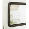 thumbnail image 7 of Kate and Laurel Pao Modern Rounded Rectangular Wall Mirror, 17 x 32, Gray, Decorative Industrial Tall Wood Mirror with Radius Corners for Vertical or Horizontal Display, 7 of 7
