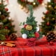 thumbnail image 4 of Mini Árbol de Navidad de Escritorio con Frutos Rojos, 9.8 Pulgadas, de Plástico, para Decoración Navideña | Pequeño Árbol de Navidad Verde Festivo para Oficina, Dormitorio, Sala de Estar., 4 of 6