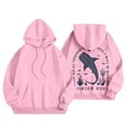thumbnail image 5 of Puliio Women's Hoodies Sweatshirts Ocean Style Whale Printed Long Sleeve Pocket Pullovers Casual Loose Daily Wear Autumn Winter Drawstring Hoody Hooded For Women, 5 of 6