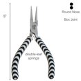 thumbnail image 4 of Pinzas de punta redonda The Beadsmith con diseño de cebra, 13 cm, 4 of 7