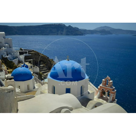 Cruise Stop in the Greek Islands Print Wall Art By