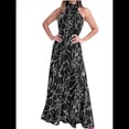 thumbnail image 1 of Elegantes para Mujer, para Fiestas de Noche, Invitadas de Boda, Grandes, Sin Mangas, Pantalones Largos de Pierna Negro S, 1 of 5