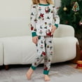 thumbnail image 5 of SILVERCELL Matching Family Christmas Pajama Sets Christmas Pattern Long Sleeve Sleepwear Holiday Lounge Sets, 5 of 5