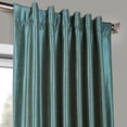 thumbnail image 4 of Half Price Drapes Smokey Plum Dupioni Silk Blackout Curtains for Bedroom (1 Panel), 50WX 96L, 4 of 6