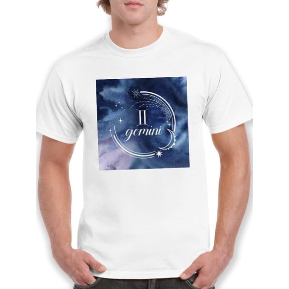 Watercolor Astrology Iii T-Shirt Men -Grace Popp Designs, Male XX-Large