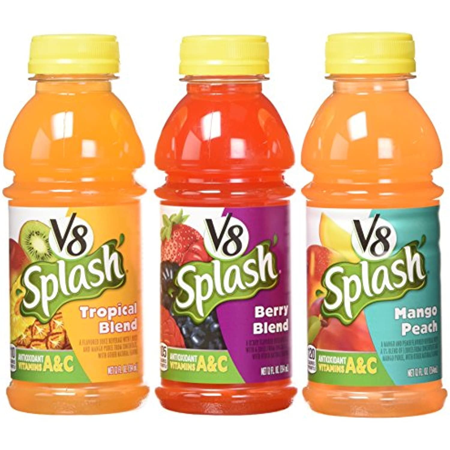 V8 Splash Variety Pack Juice (Pack Of 18) 12 Fl Oz, 216 Fluid Ounce