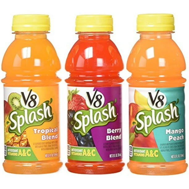 V8 Splash Variety Pack Juice (Pack Of 18) 12 Fl Oz, 216 Fluid Ounce