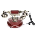 thumbnail image 4 of Old Fashion Landline Phone, Metal Resin Material Durable Structure Easy Installation Retro Landline Phone  For Office For Home, 4 of 8