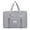 Gray, variant on Travel Duffel Bag, Large Capacity Weekender Bags with Trolley Sleeve Waterproof Sport Gym Tote Bag Spirit Airlines Personal Item Bag Foldable Carry on Luggage Overnight Bag for Women Men