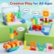 thumbnail image 5 of Bloques de construcción magnéticos Dreamon, 52 unidades con caja de metal para niños de 3 años o más, 5 of 7