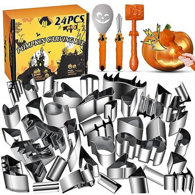 Kit de Tallado de Calabazas de Halloween de WANNTS.