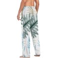 thumbnail image 6 of Tropical Palm Leaves Ghost Pajama Pants, Men's Lounge Pants Light with Drawstring and Pockets, Christmas New Year Birthday Father's Day Gifts, 6 of 7