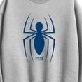 thumbnail image 2 of Marvel - Spider-Man Blue Spider Logo - Women's Oversized Fleece Crew Sweatshirt, 2 of 4
