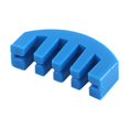 thumbnail image 4 of GOOHOCHY 1Ensemble Violon en Forme de Griffe en Caoutchouc Bleu Silencieux pour Contrôle du Volume et Protection des Instruments, 4 of 8