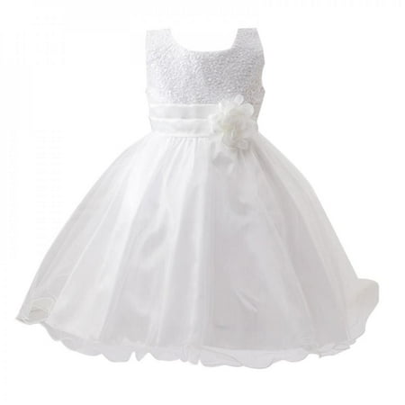 

Clearance!Girls Mesh Puffy Dress Holiday Performance Dress Princess Dress