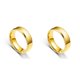 thumbnail image 2 of Qarigey Anillo de banda Unisex, estética nupcial, mujer, hombre, esposa, marido, joyería de mano, vacaciones, regalos diarios, accesorios, Type2 NO2, 2 of 6