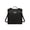 Black, variant on Textured PU Boxy Convertible Backpack, Removable Strap Crossbody Purse for Women, Off-white