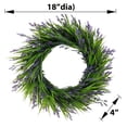 thumbnail image 3 of Mainstays 18'' Diameter Indoor Artificial Lavender Wreath, Purple Color, 3 of 5
