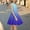 Blue, variant on SGFCWSX Girls Sleeveless Dress A-Line Casual Gradient Crew Neck Summer Dresses for Kids Hot Pink Size 9-10 Years