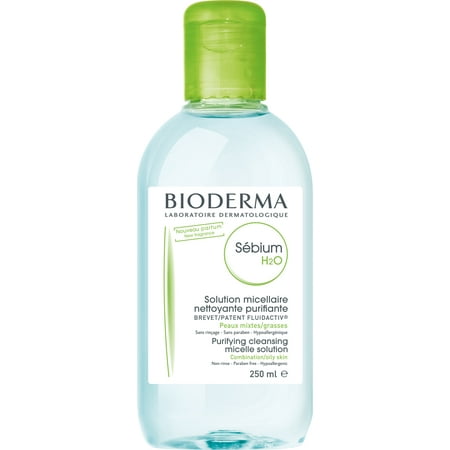Bioderma Sebium H2O Micellar Cleansing Water and Makeup Remover Solution for Combination to Oily Skin - 8.33 fl. (Best Homemade Exfoliator For Oily Skin)