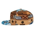 thumbnail image 3 of Haiem Animals on Noah's Ark Classic Snapback Cap Flat Bill Hat Baseball Cap Adjustable Size Cotton Dad Hat, 3 of 9