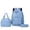 Blue, variant on jiaxiM School Backpack for Ages 5th 6th 8th 10th Cute Printed 3 Piece Double Shoulder Rucksack Spacious Storage Layout for Daily Classes, City Walks, After-School Events, Vacation Outings