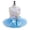 Blue, variant on UOSIA Puppy Skirt Dog Dresses for Small Dogs Princess Tutu Flower Luxury Wedding Lace Dresses for Puppy Girls Cats