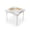 Without tablecloth, variant on MROOBEST Portable Folding Mahjong Table Square-Player Game Table with Cup Holders Chip Without tablecloth