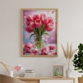 thumbnail image 6 of Diamond Art Kit for Adults, Pink Tulips In Glass Jar Decor Diamond Painting for Adults Beginners, 5D DIY Diamond Art Painting Kits, Colorful Diamond Painting Craft for Home Decor 12x16, 6 of 7