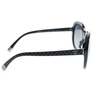 CHAN-EL CHAN-EL Matelasse Temple Sunglasses Eyewear 5328-A