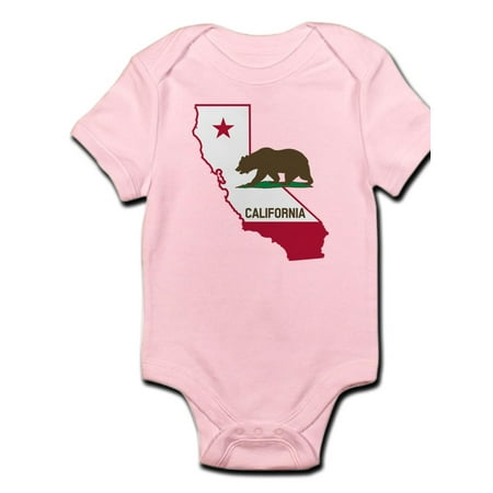 

CafePress - CALI STATE W BEAR Body Suit - Baby Light Bodysuit