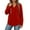 RD1, variant on Plain V Neck Hoodies for Women Fall Winter Long Sleeve Casual Loose Basic Hooded Sweatshirt Pullover Tops