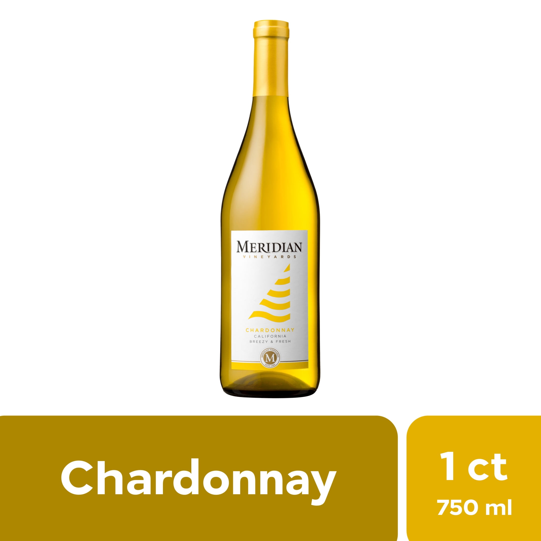 Meridian Vineyards Chardonnay, White Wine, 750ml