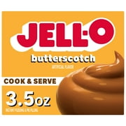 Jell-O Cook & Serve Butterscotch Pudding & Pie Filling Mix, 3.5 oz Box