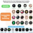 thumbnail image 2 of Pulseras de reloj HSWAI compatibles con Samsung Galaxy Active 2, 2 of 6