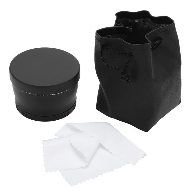 Lente de anillo adaptador, lente de cámara teleobjetivo de aumento 2X de 58 mm Lente de aumento X Parte superior de la línea Jadeshay A