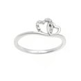 thumbnail image 2 of Diamond-Accent Two Heart Women's Promise Ring in Sterling Silver, 2 of 6