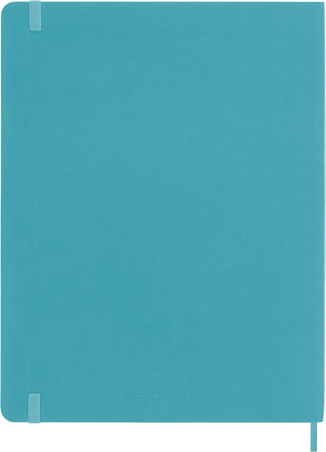 Moleskine Classic Notebook, Soft Cover, XL (7.5" x 9.75"), Ruled, Blue Reef