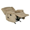 Relaxzen Rocker Recliner with Massage, Heat and Dual USB