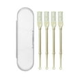 thumbnail image 1 of Youkk 3 Pcs/set Tondeuse Nez et Oreilles pour Hommes avec Lames Tranchantes pour Rasage Propre Protection Jaune Lait Lot de 3, 1 of 6