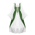 thumbnail image 3 of Hvyesh Womens Medieval Renaissance Costume Cosplay Over Dress Victorian Dress Vintage Gothic Dress, 3 of 8